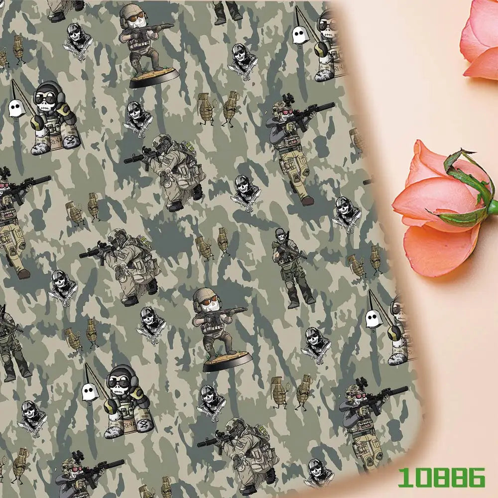 printed fabric 140x50cm