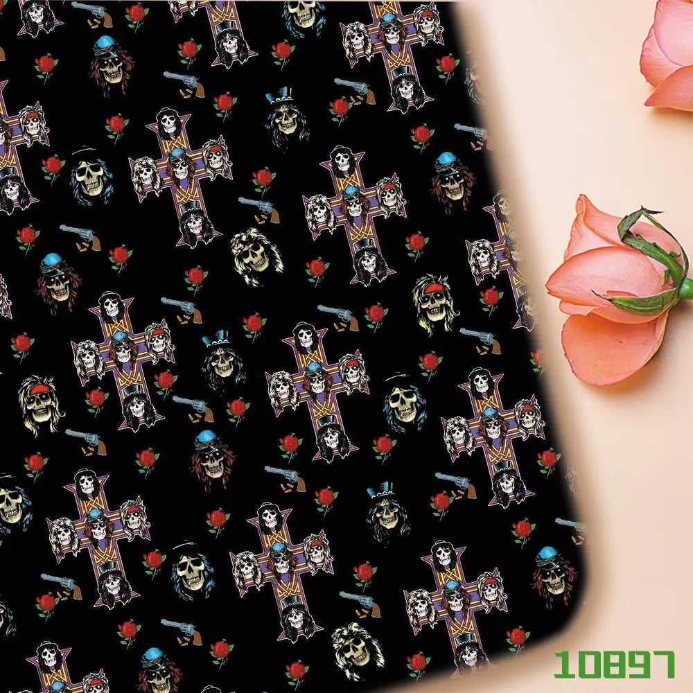 printed fabric 140x50cm