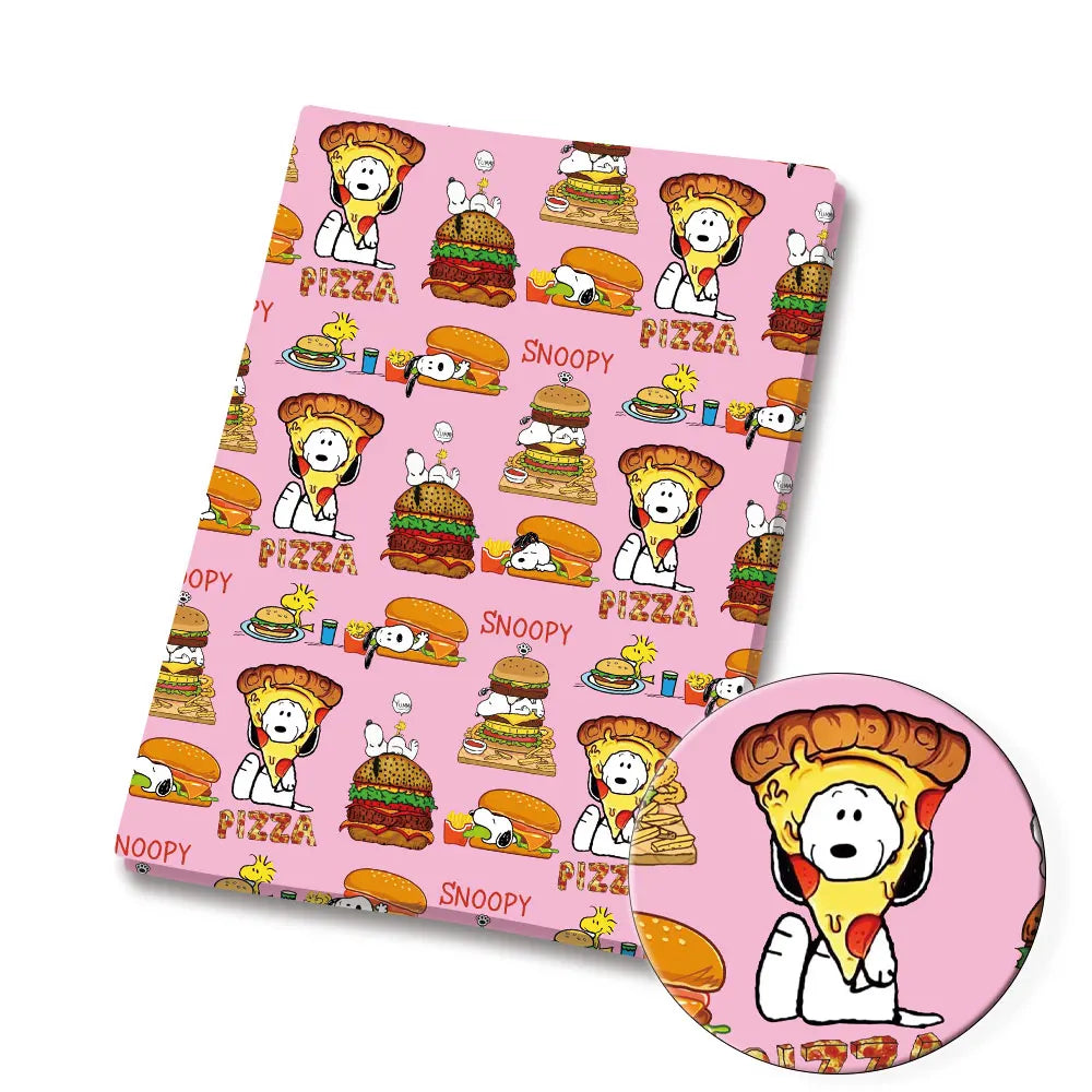 Snoopy-Cartoon-Stoff, heiß, DIY, 140 x 50 cm, handgefertigt, Nähen, Patchwork, Quilten, Babykleid, Heimtuch, bedruckter Stoff, Stoff zum Nähen, Kinderstoff