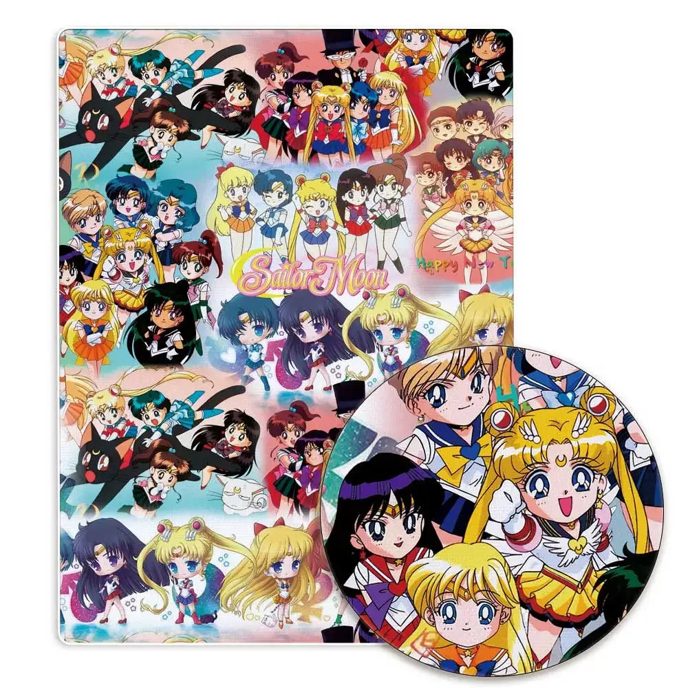 Sailor Moon Cartoon Stoff Hot DIY140 * 50cm Handarbeit Nähen Patchwork Quilten Baby Kleid Home Blatt Bedruckter Stoff Stoff Nähen Kinderstoff