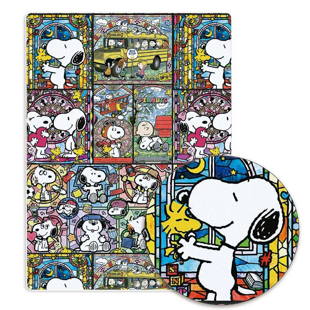 スヌーピー 漫画生地 人気 DIY 140*50cm ハンドメイド 裁縫 パッチワーク キルティング ベビードレス ホームシート プリント生地 生地 裁縫 子供用生地