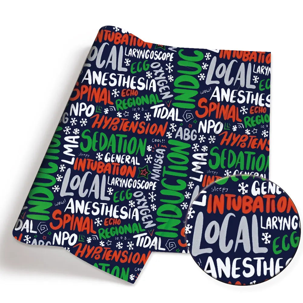 printed fabric 140x50cm