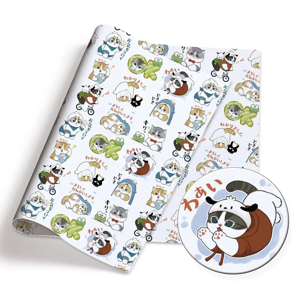 printed fabric 140x50cm