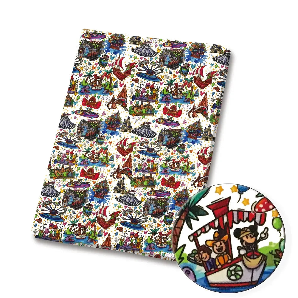 printed fabric 140x50CM