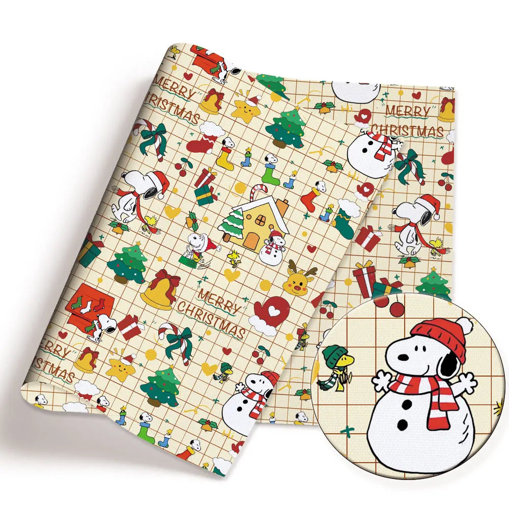 Snoopy-Cartoon-Stoff, heiß, DIY, 140 x 50 cm, handgefertigt, Nähen, Patchwork, Quilten, Babykleid, Heimtuch, bedruckter Stoff, Stoff zum Nähen, Kinderstoff