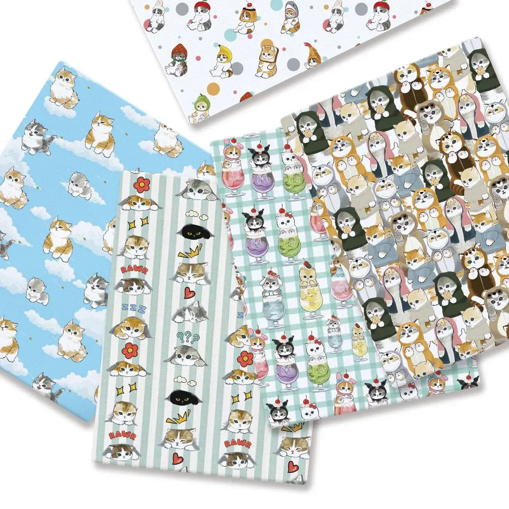 printed fabric 140x50cm