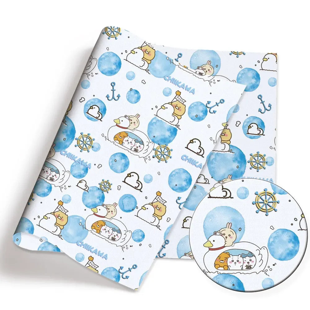 printed fabric 140x50cm