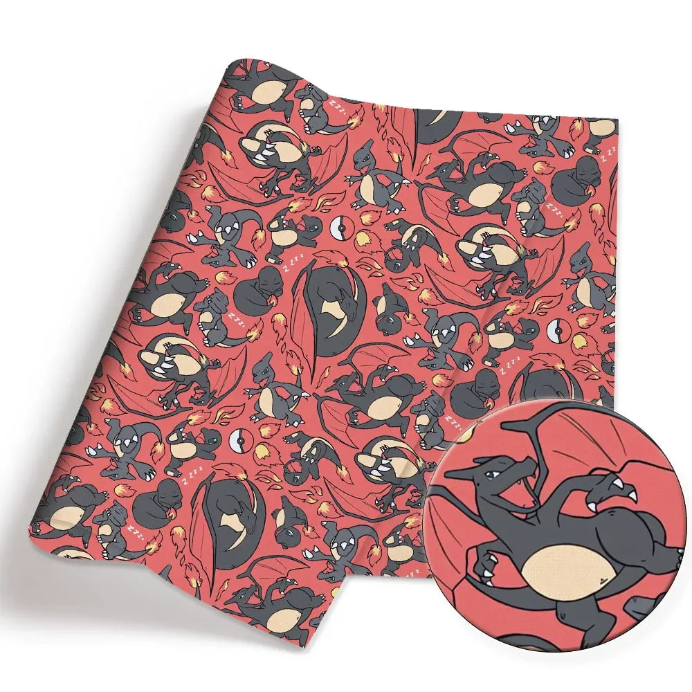 printed fabric 140x50cm