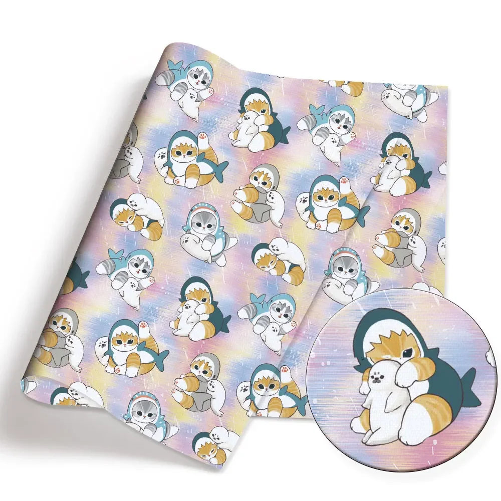 printed fabric 140x50cm