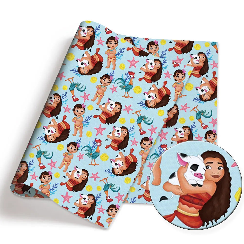 printed fabric 140x50cm