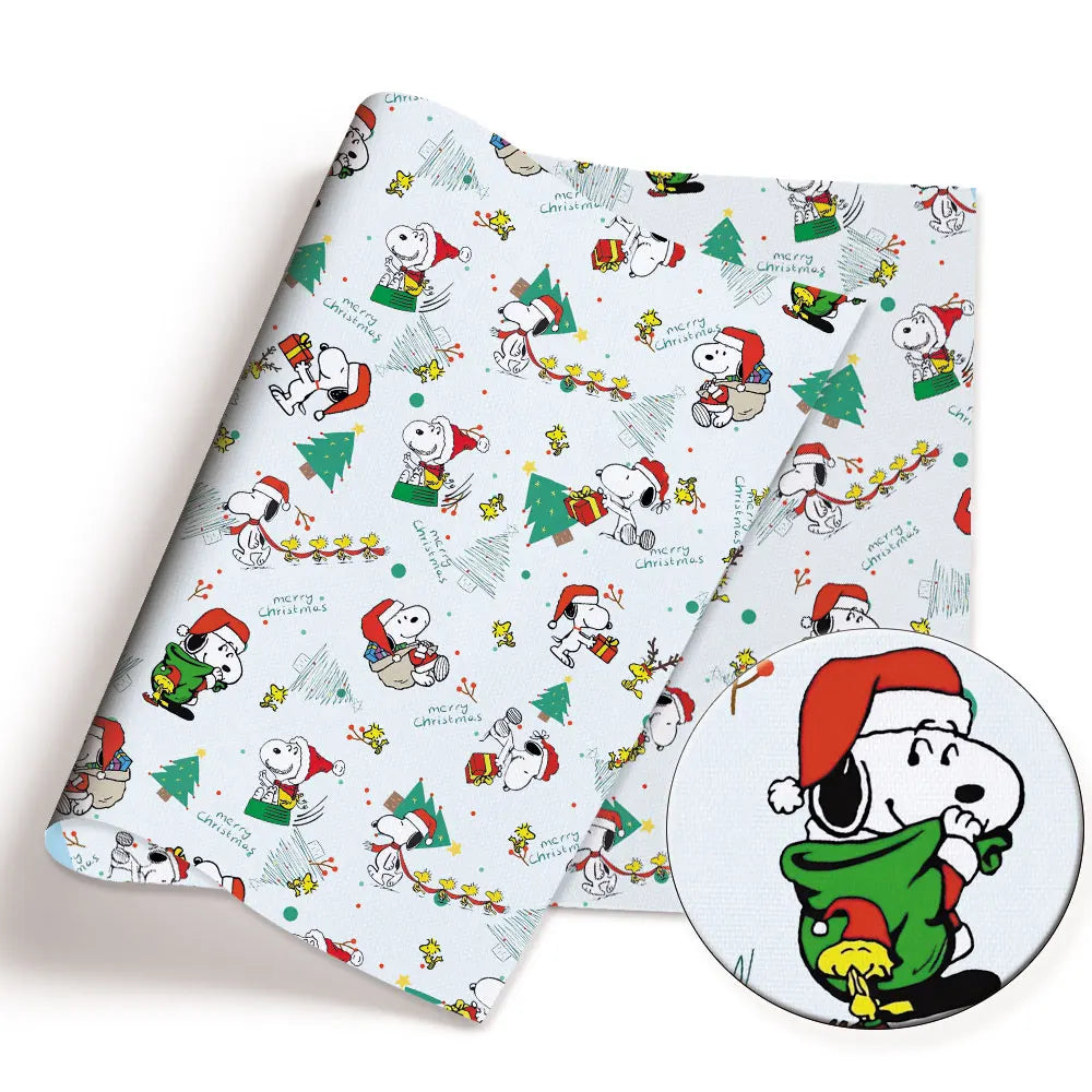 Snoopy-Cartoon-Stoff, heiß, DIY, 140 x 50 cm, handgefertigt, Nähen, Patchwork, Quilten, Babykleid, Heimtuch, bedruckter Stoff, Stoff zum Nähen, Kinderstoff