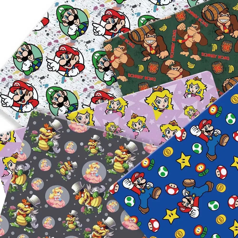 printed fabric 140x50cm