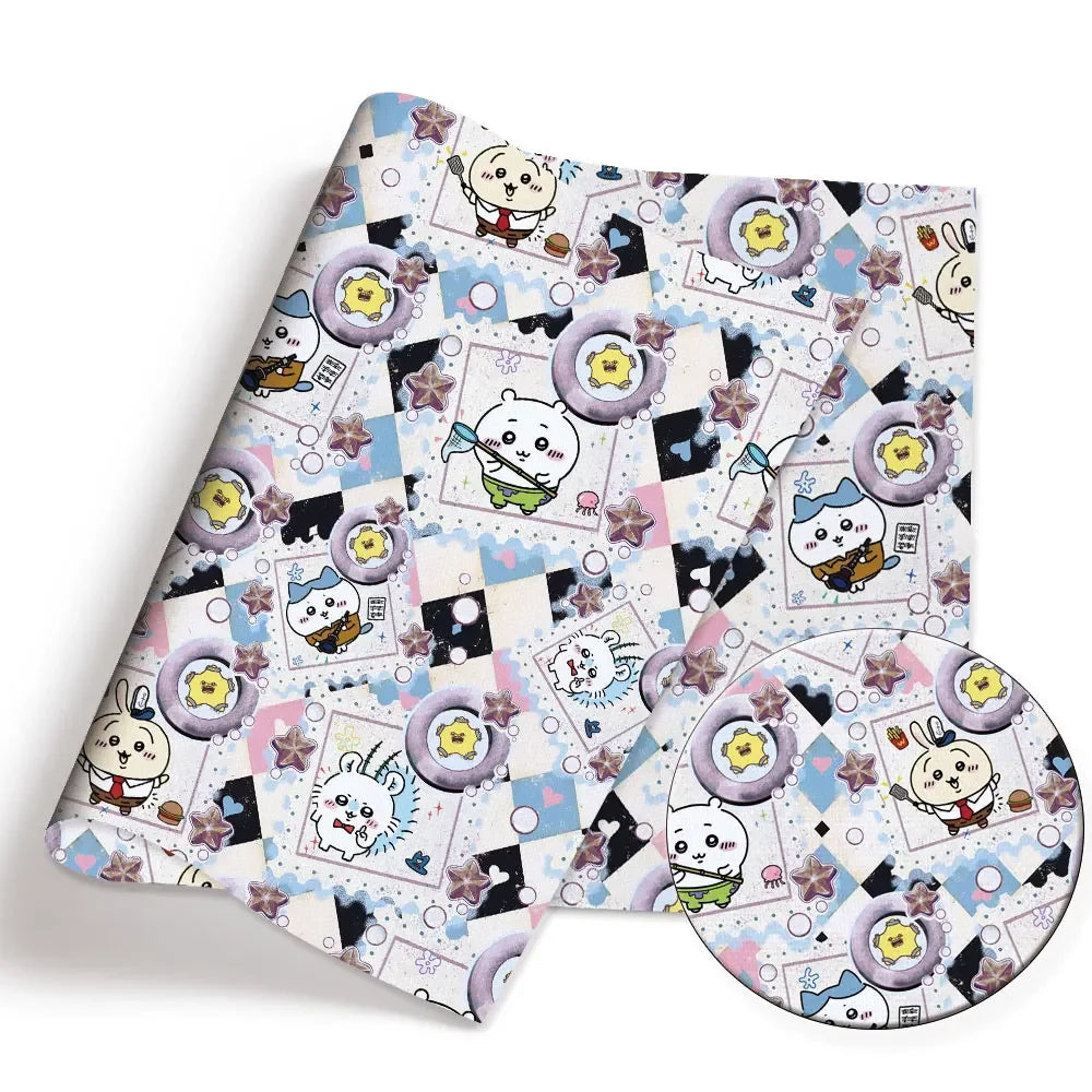 printed fabric 140x50cm