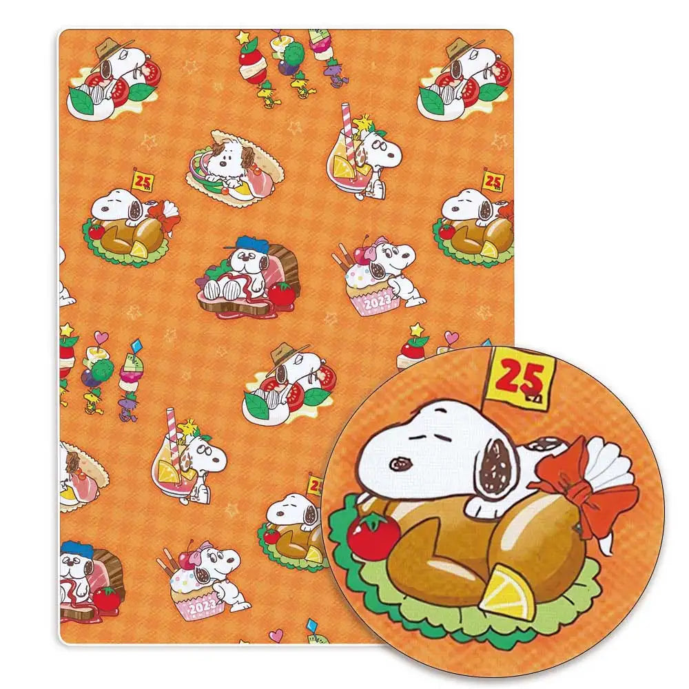 Snoopy-Cartoon-Stoff, heiß, DIY, 140 x 50 cm, handgefertigt, Nähen, Patchwork, Quilten, Babykleid, Heimtuch, bedruckter Stoff, Stoff zum Nähen, Kinderstoff