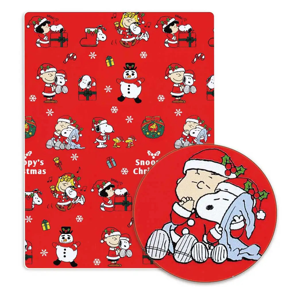 Snoopy-Cartoon-Stoff, heiß, DIY, 140 x 50 cm, handgefertigt, Nähen, Patchwork, Quilten, Babykleid, Heimtuch, bedruckter Stoff, Stoff zum Nähen, Kinderstoff