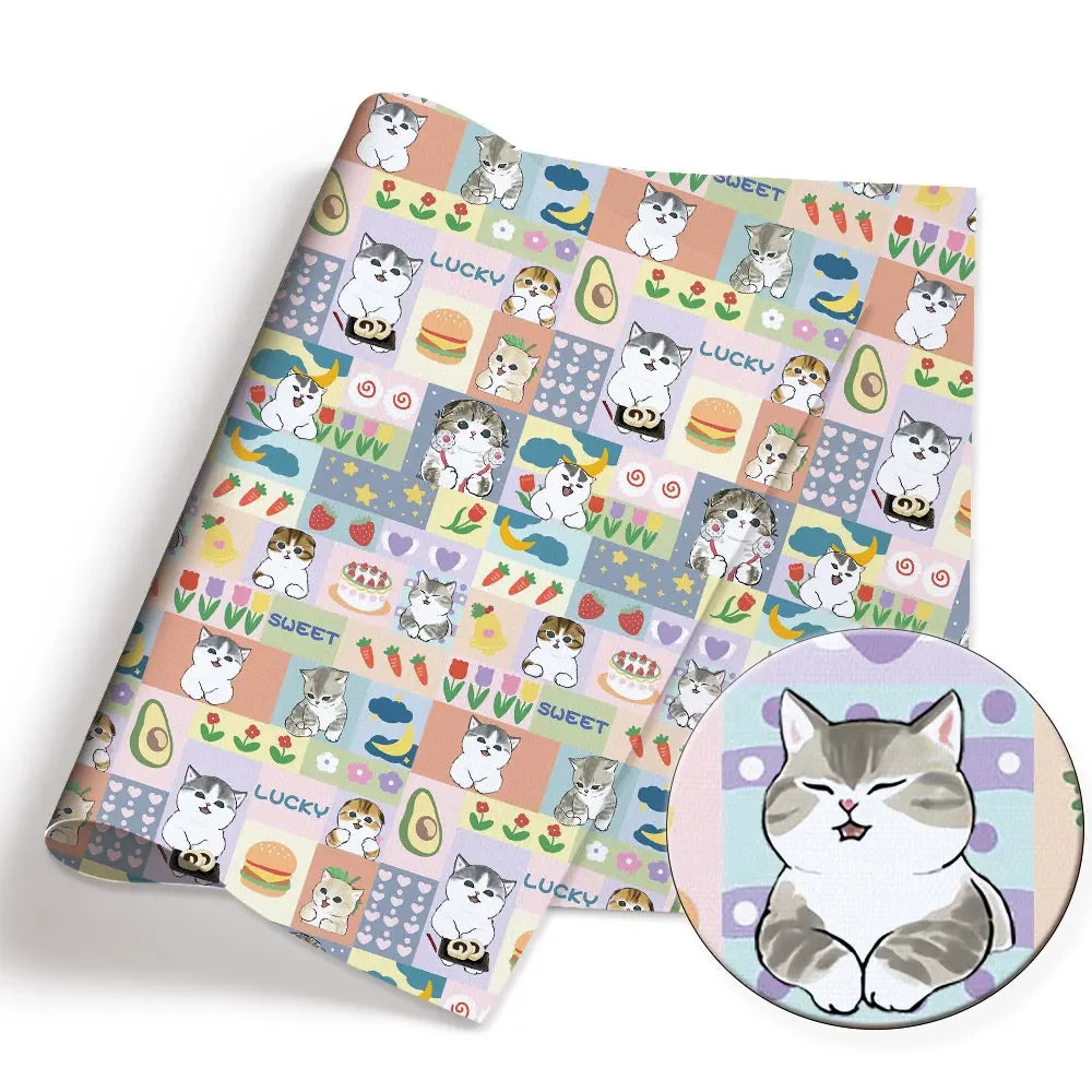 printed fabric 140x50cm