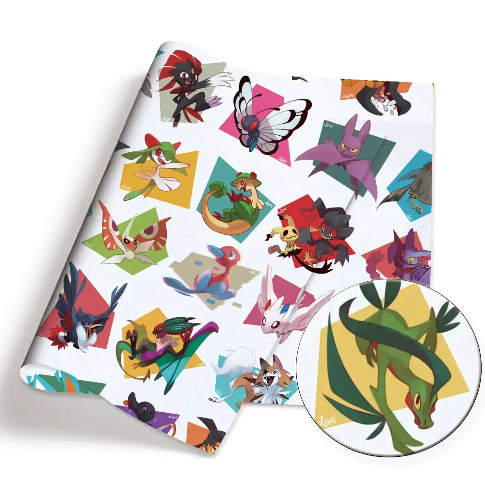 printed fabric 140x50cm