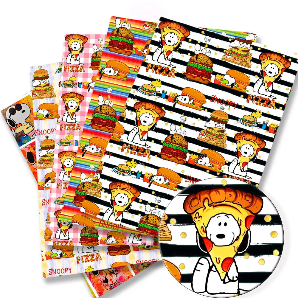 Snoopy-Cartoon-Stoff, heiß, DIY, 140 x 50 cm, handgefertigt, Nähen, Patchwork, Quilten, Babykleid, Heimtuch, bedruckter Stoff, Stoff zum Nähen, Kinderstoff
