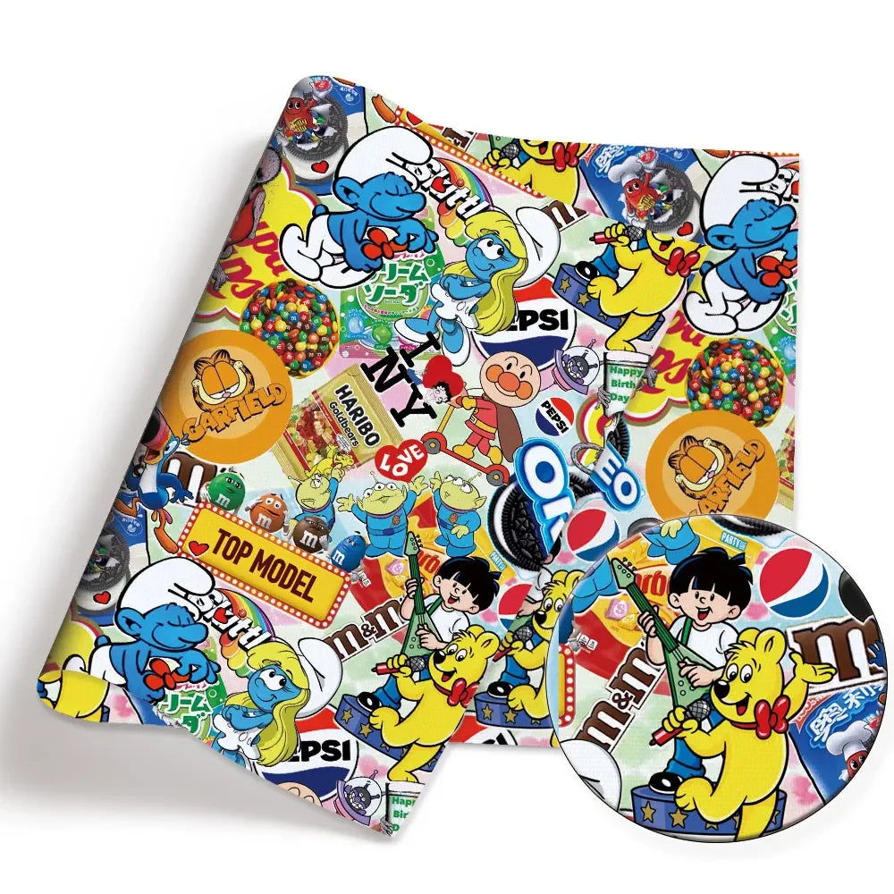printed fabric 140x50cm