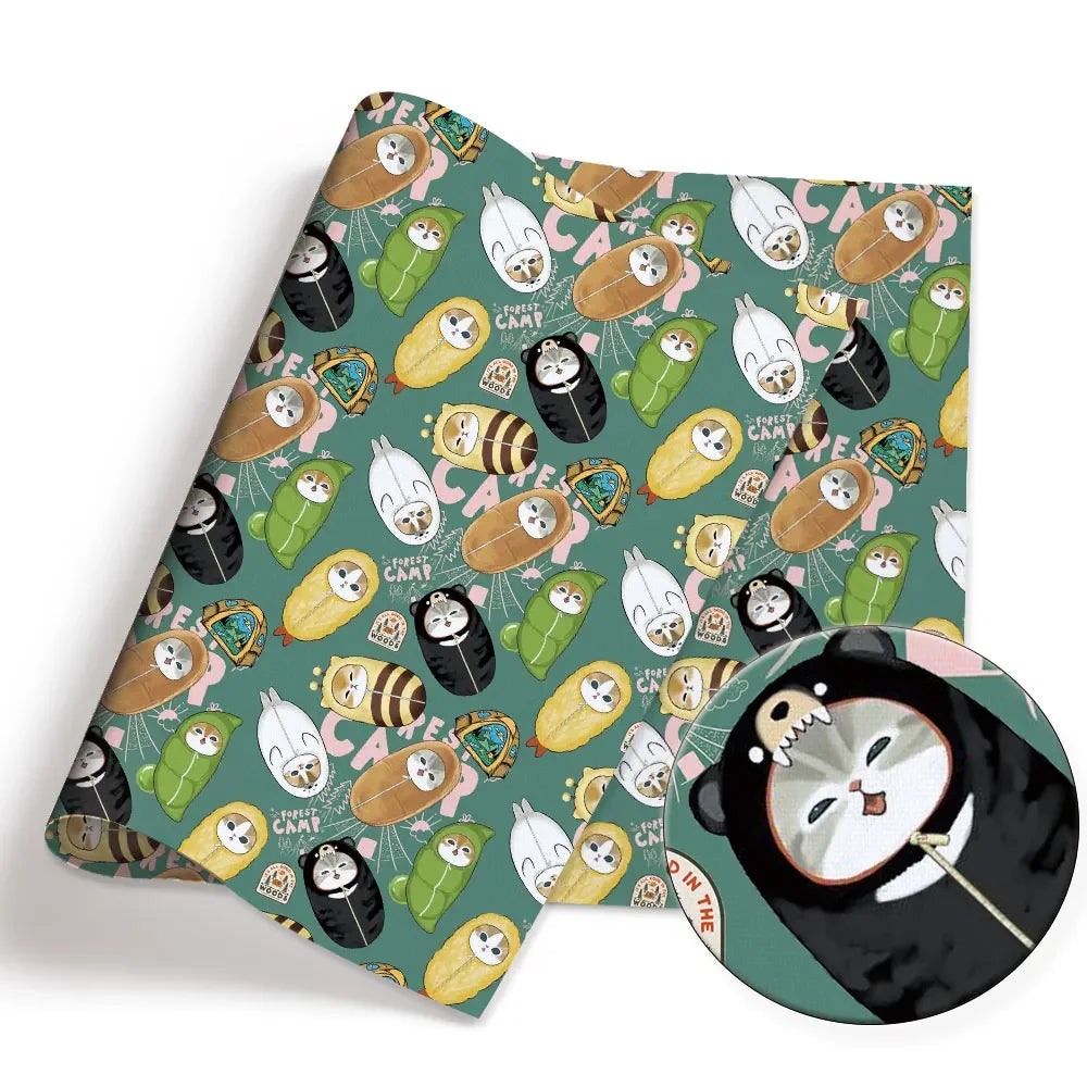 printed fabric 140x50cm