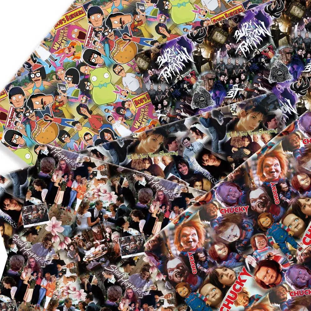 printed fabric 140x50cm