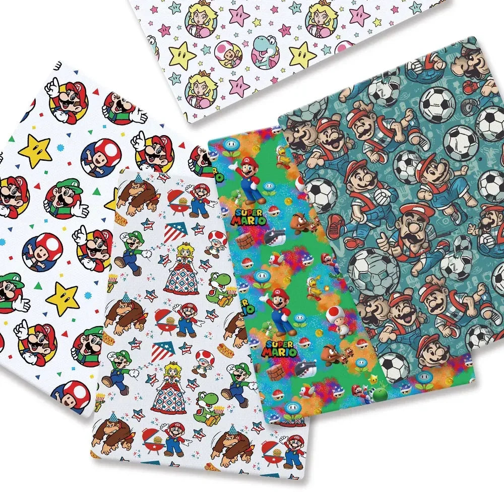 printed fabric 140x50cm