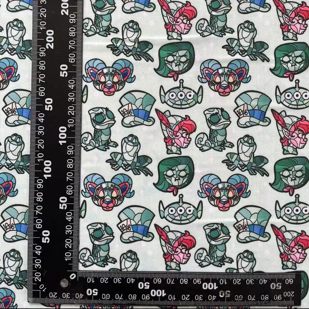 printed fabric 140x50cm