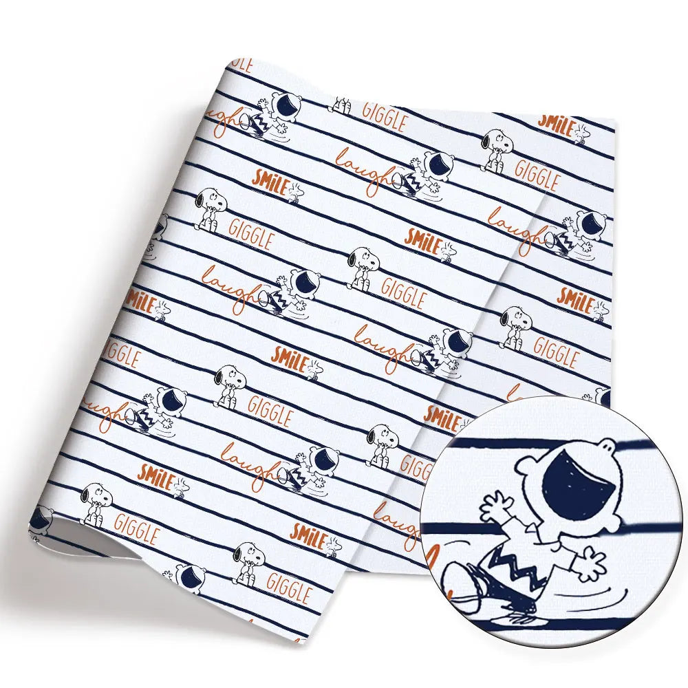 Snoopy-Cartoon-Stoff, heiß, DIY, 140 x 50 cm, handgefertigt, Nähen, Patchwork, Quilten, Babykleid, Heimtuch, bedruckter Stoff, Stoff zum Nähen, Kinderstoff