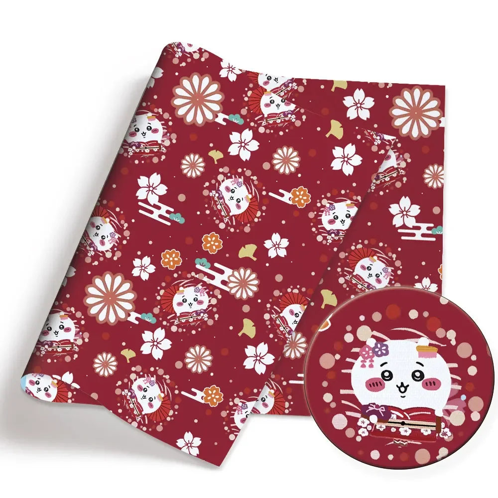 printed fabric 140x50cm