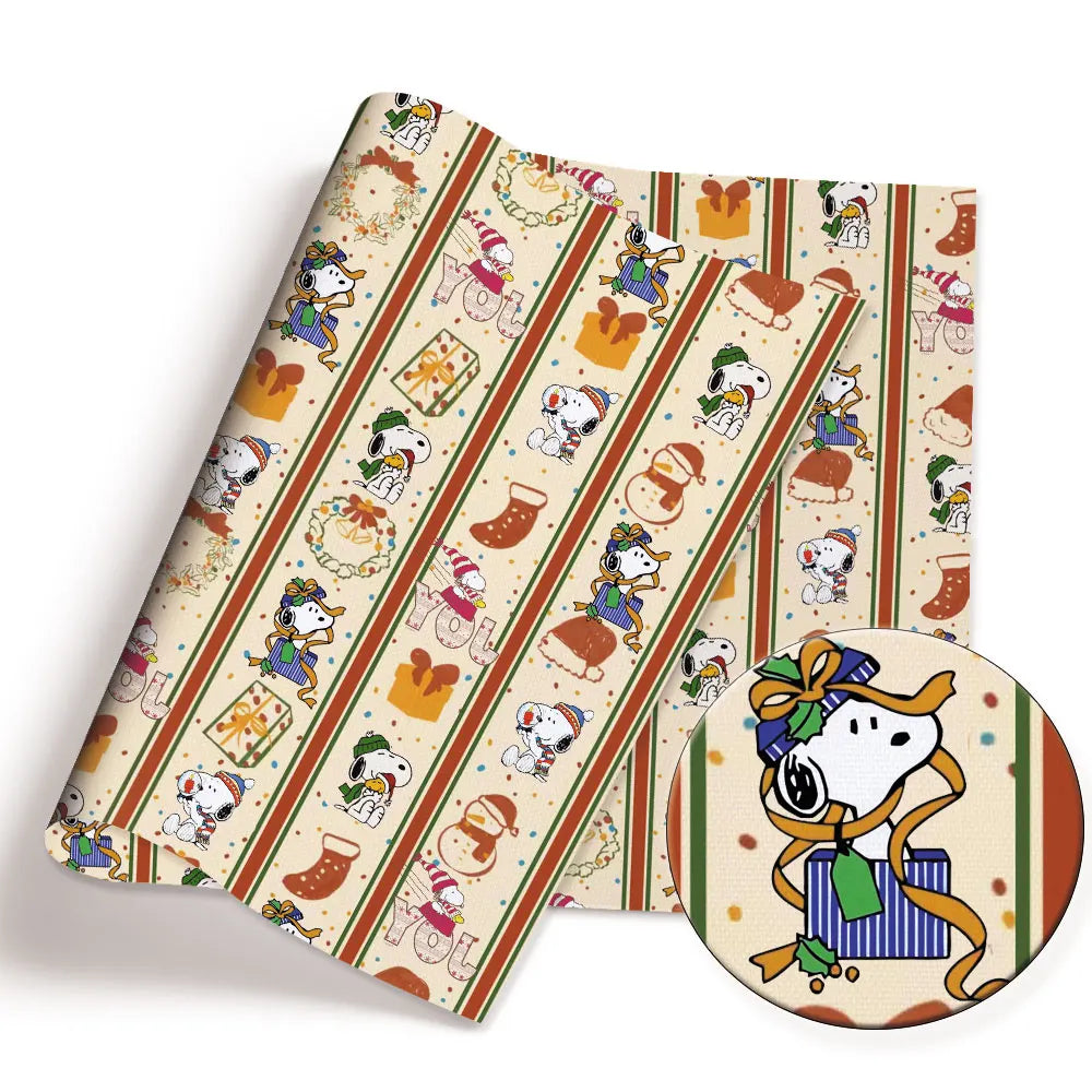Snoopy-Cartoon-Stoff, heiß, DIY, 140 x 50 cm, handgefertigt, Nähen, Patchwork, Quilten, Babykleid, Heimtuch, bedruckter Stoff, Stoff zum Nähen, Kinderstoff