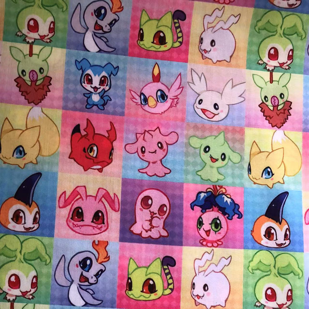 printed fabric 140x50cm