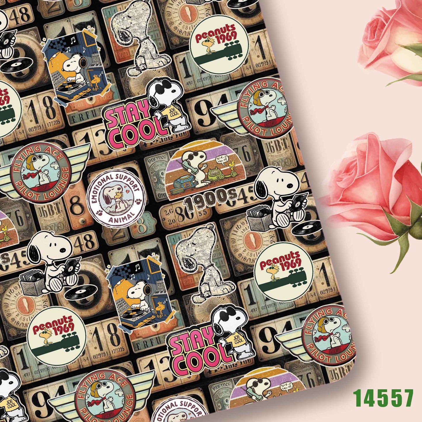 printed Fabric 140*50cm14555