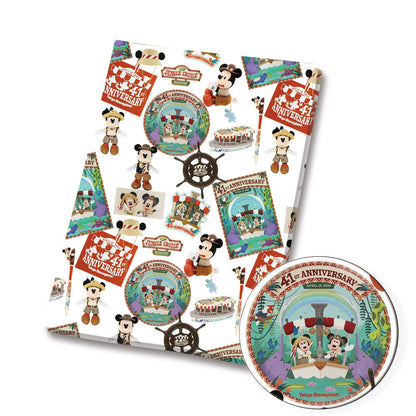 printed fabric 140x50cm