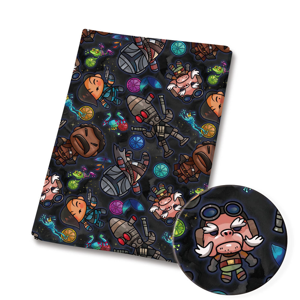 printed fabric 140x50cm