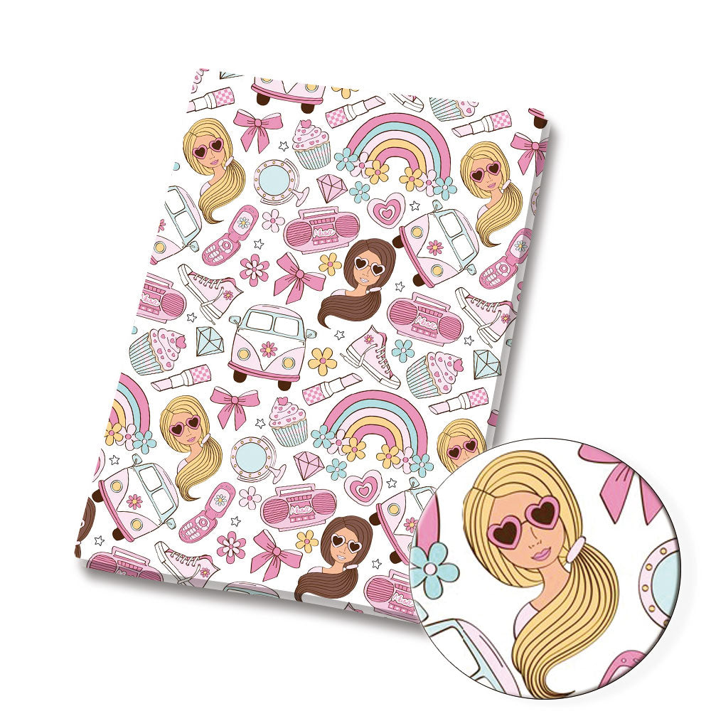 printed fabric 140x50cm