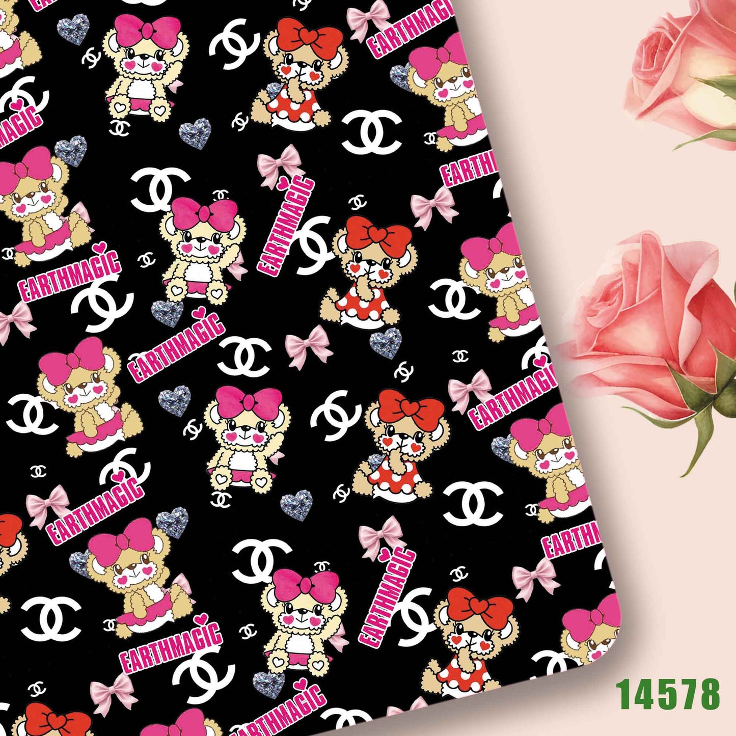 printed Fabric 140*50cm14585