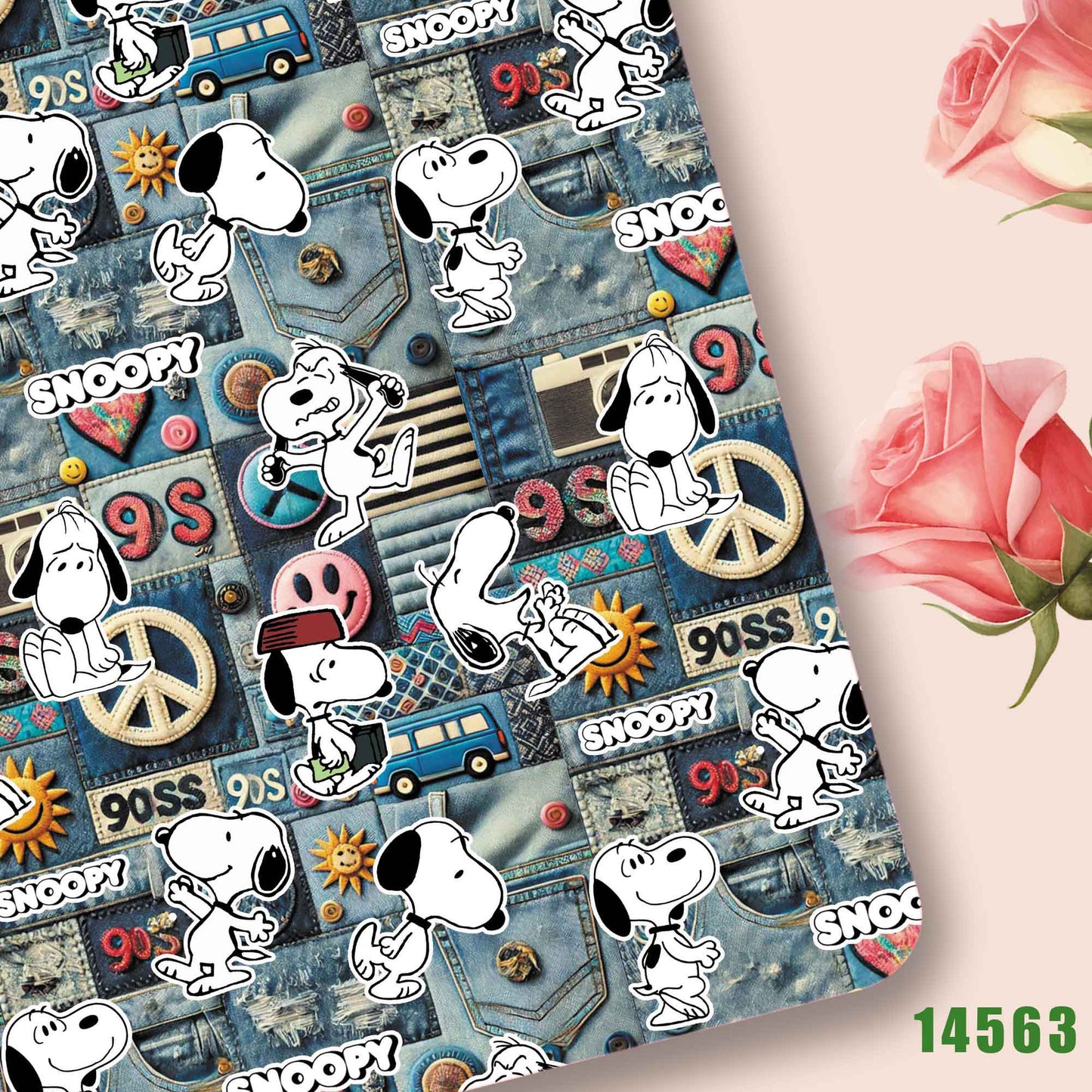 printed Fabric 140*50cm14555