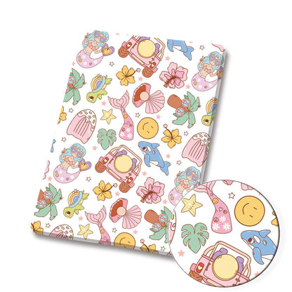 printed fabric 140x50cm