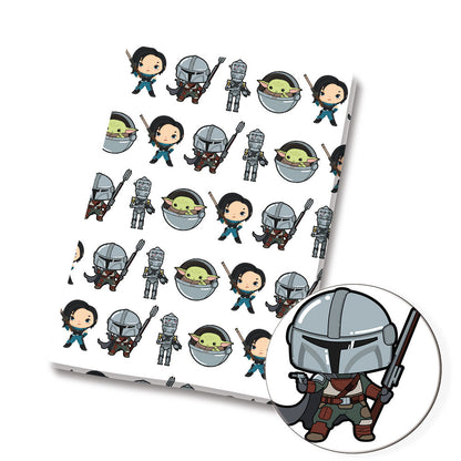 printed fabric 140x50cm