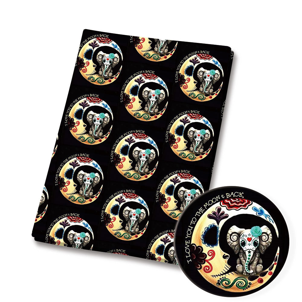 printed fabric 140x50cm