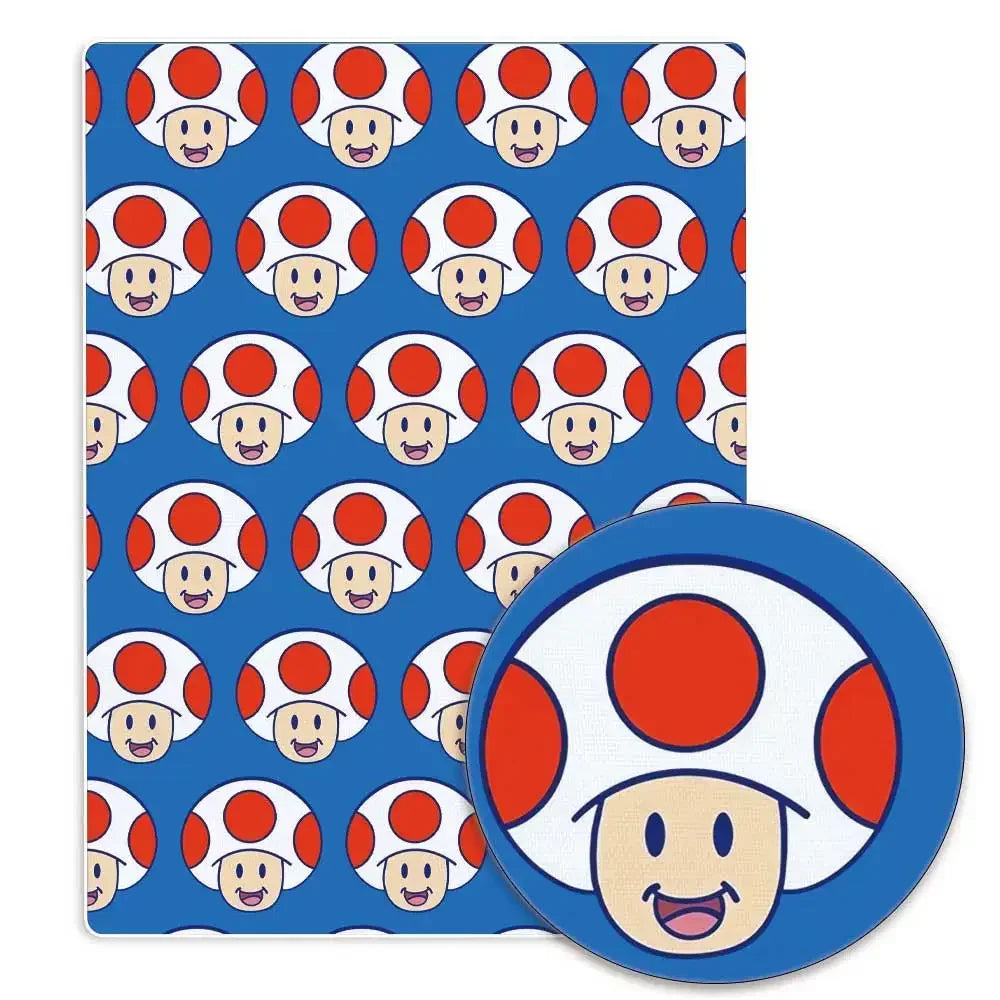 マリオ漫画生地 人気 DIY 140*50cm ハンドメイド 裁縫 パッチワーク キルティング ベビードレス ホームシート プリント生地 生地 裁縫 子供用生地