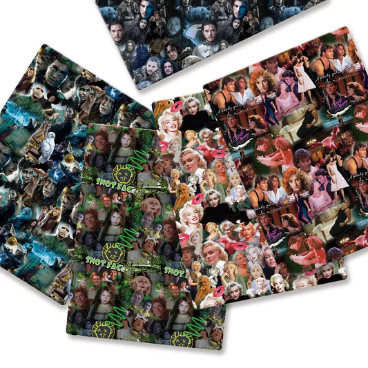 printed fabric 140x50cm