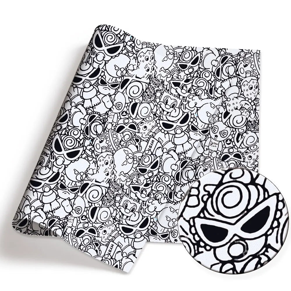 printed fabric 140x50cm