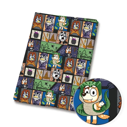 Bluey Fabric 140x50CM 漫画コットン生地 パッチワーク ティッシュ 子供用 ホームテキスタイル 裁縫 人形 ドレス カーテン ポリエステルコットン生地