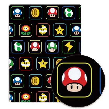 Mario Cartoon Stoff Heißer DIY140 * 50cm Handgemachte Nähen Patchwork Quilten Baby Kleid Hause Blatt Gedruckt Stoff Stoff Nähen Kinder stoff 