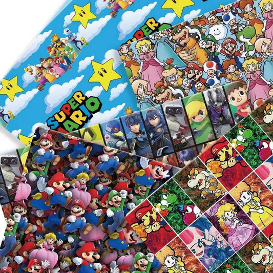 printed fabric 140x50cm