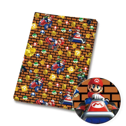 マリオ漫画生地 人気 DIY 140*50cm ハンドメイド 裁縫 パッチワーク キルティング ベビードレス ホームシート プリント生地 生地 裁縫 子供用生地