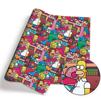 printed fabric 140x50cm