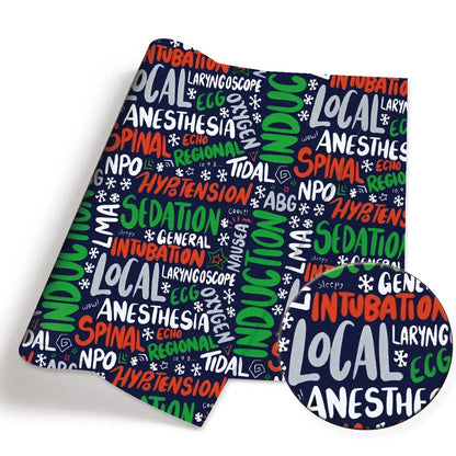 printed fabric 140x50cm