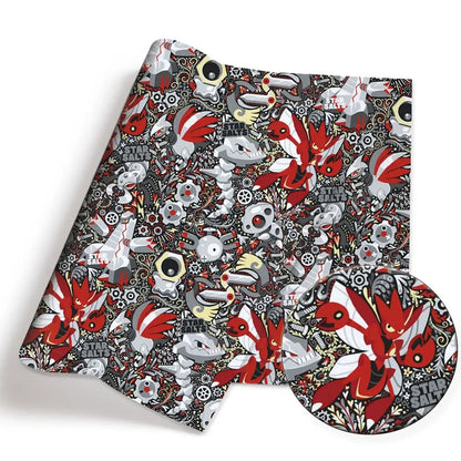 printed fabric 140x50cm